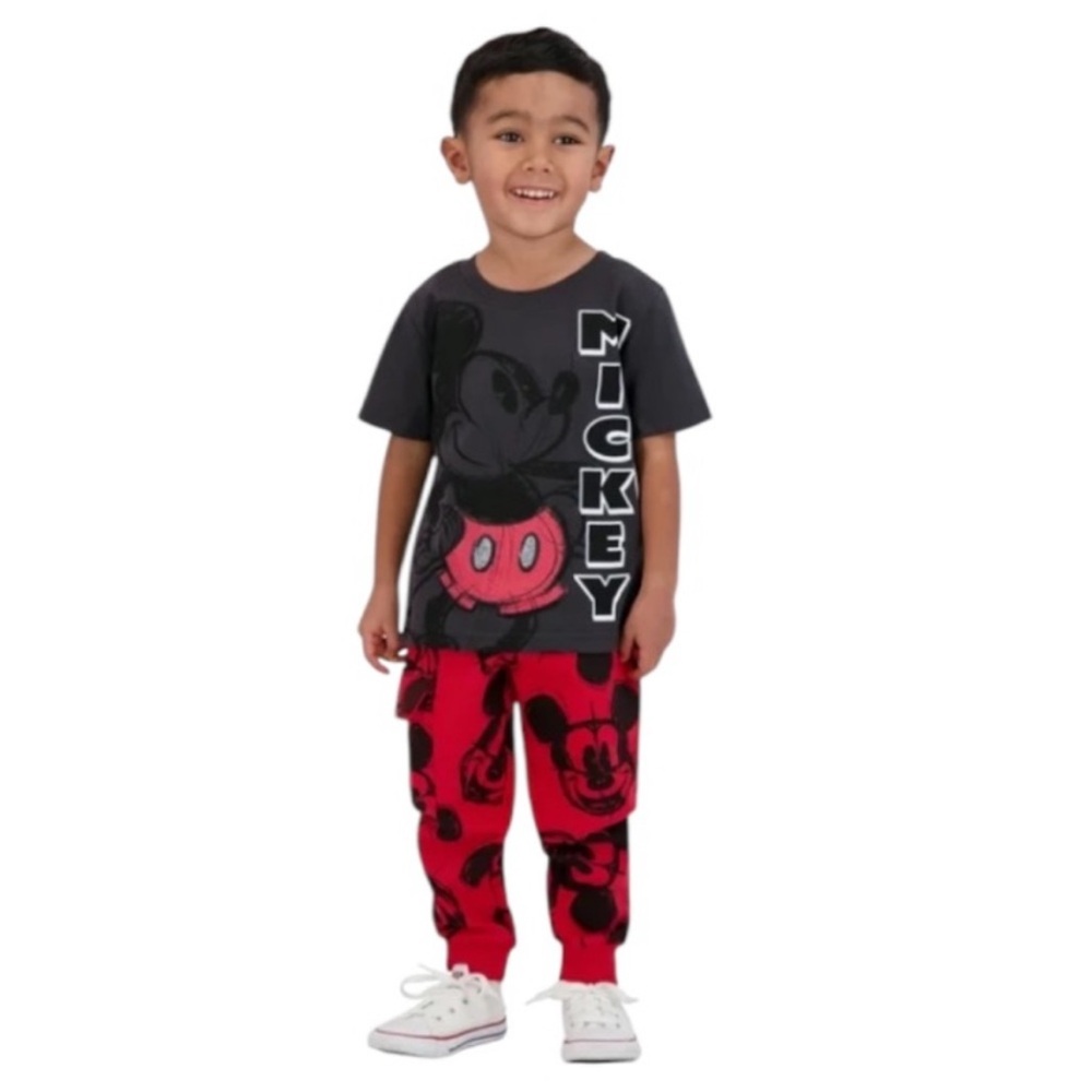 Mickey mouse matching jogger set size 5